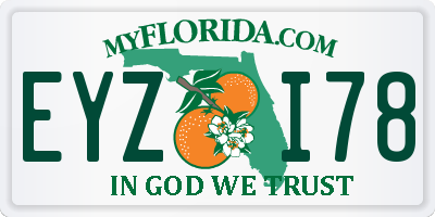 FL license plate EYZI78