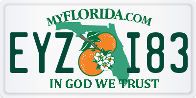 FL license plate EYZI83