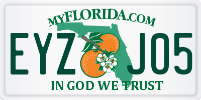 FL license plate EYZJ05