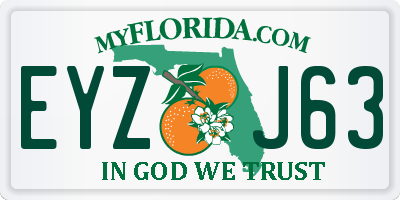FL license plate EYZJ63