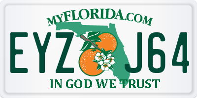 FL license plate EYZJ64