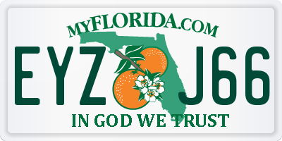 FL license plate EYZJ66