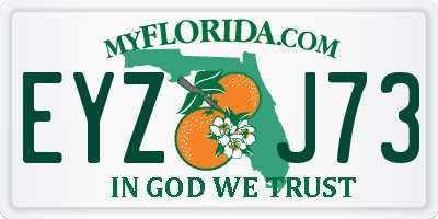 FL license plate EYZJ73
