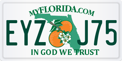 FL license plate EYZJ75