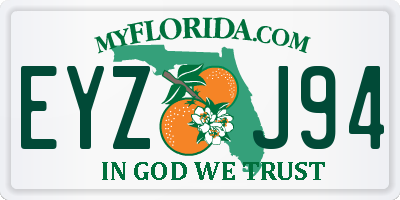 FL license plate EYZJ94