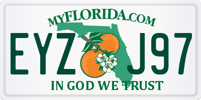 FL license plate EYZJ97