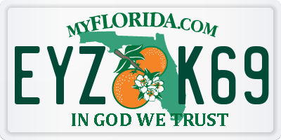 FL license plate EYZK69