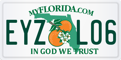 FL license plate EYZL06