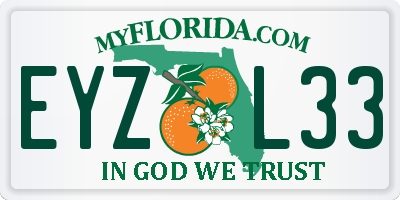 FL license plate EYZL33