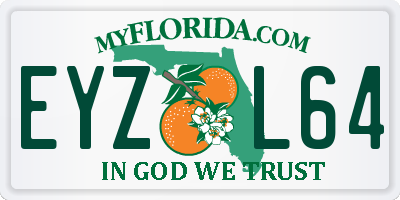 FL license plate EYZL64