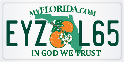 FL license plate EYZL65