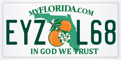 FL license plate EYZL68