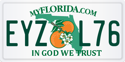 FL license plate EYZL76