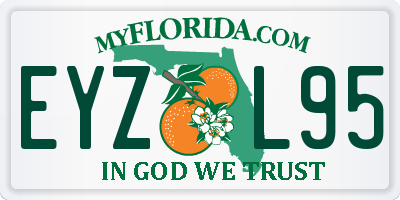 FL license plate EYZL95