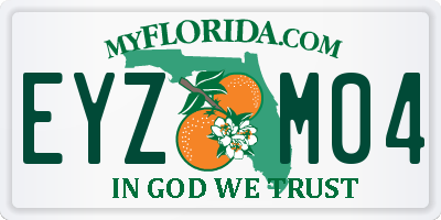 FL license plate EYZM04