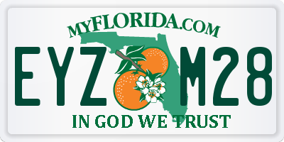 FL license plate EYZM28
