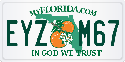 FL license plate EYZM67