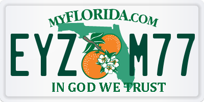 FL license plate EYZM77