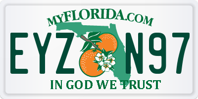 FL license plate EYZN97