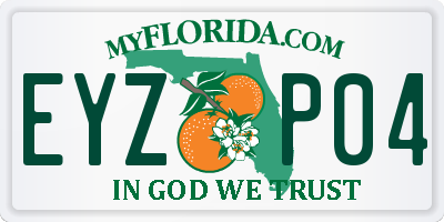FL license plate EYZP04