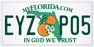 FL license plate EYZP05