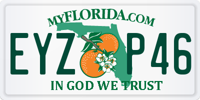 FL license plate EYZP46