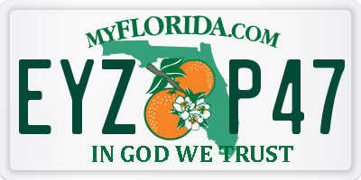 FL license plate EYZP47