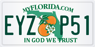 FL license plate EYZP51