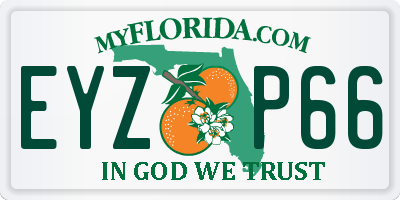 FL license plate EYZP66