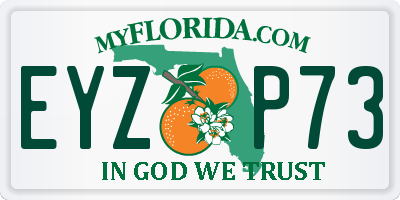 FL license plate EYZP73