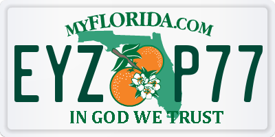 FL license plate EYZP77