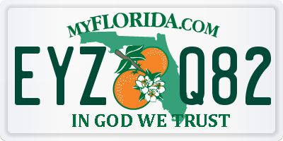 FL license plate EYZQ82