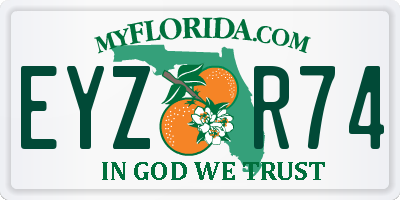 FL license plate EYZR74