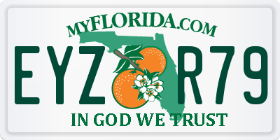 FL license plate EYZR79