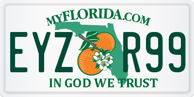 FL license plate EYZR99