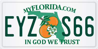 FL license plate EYZS66