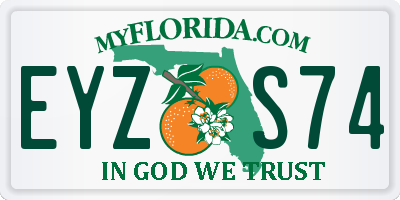 FL license plate EYZS74