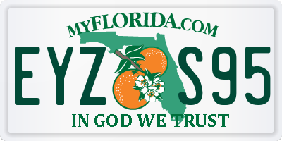 FL license plate EYZS95