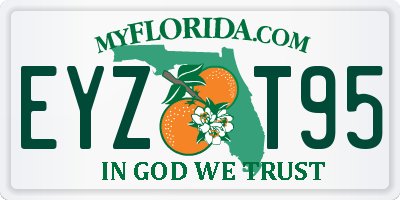 FL license plate EYZT95