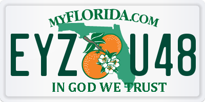FL license plate EYZU48