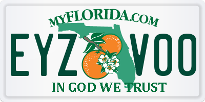 FL license plate EYZV00