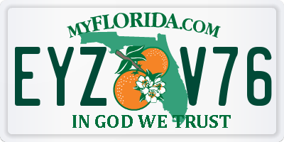 FL license plate EYZV76