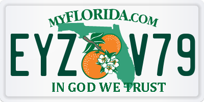 FL license plate EYZV79