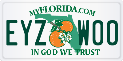 FL license plate EYZW00