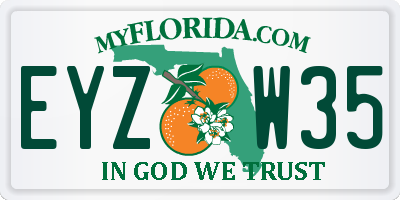 FL license plate EYZW35