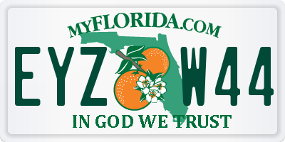 FL license plate EYZW44