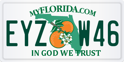 FL license plate EYZW46
