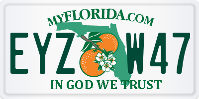 FL license plate EYZW47
