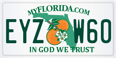 FL license plate EYZW60