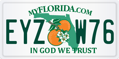 FL license plate EYZW76